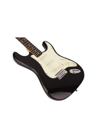 Resim Sx Sst62+ Stratocaster Black Elektro Gitar (Kılıf+Askı+Jak+Pena) 