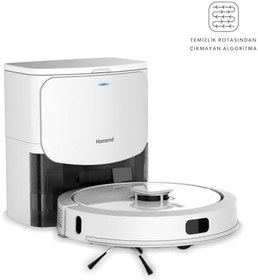 Resim Homend Alex Laser Power+ 1287H Toz Hazneli Moplu Halı Tanıyan Robot Süpürge 