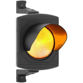 Resim Mesan Ø300 Tekli Power Led Trafik Lamba Flaşör Turuncu 220vac Ms 8042.3.220vac-1 