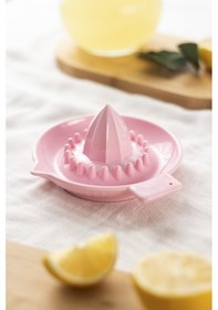 Resim Akrilik Koyu Pembe Limon Sıkacağı Pratik Limon Sıkacağı Çok Renkli 