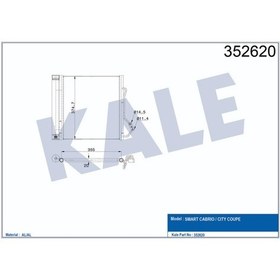 Resim Kondenser Smart Cabrio City Coupe 0.7 0.8 Cdi 99- 504646392 