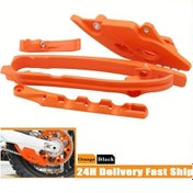 Resim Cloudstore Ktm Sx Sxf Exc Excf Xc Xcf Zincir Kılavuzu Fren Hortum Kelepçesi Siyah Düz Çatal Kit 