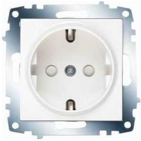 Resim K/m Topraklı Priz Beyaz M+k 