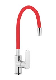 Resim Eca Nita Esnek Uçlu Eviye Mutfak Eviye Bataryası Kırmızı 102118112 