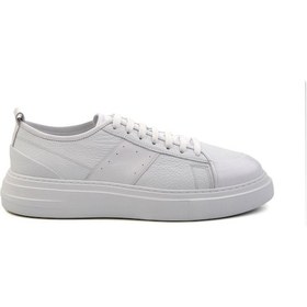 Resim Beyaz Leather Erkek Sneaker E01083018003 Beyaz 