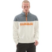 Resim Napapijri B-Saturnıa Hz Erkek Sweatshirt Beyaz 