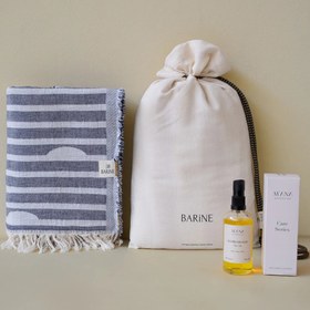 Resim Sunshine Peştemal Hediye Seti Navy 