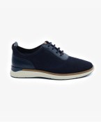 Resim Greyder Erkek Lacivert Hakiki Deri Sneaker Ayakkabı 5Y1KA64678 