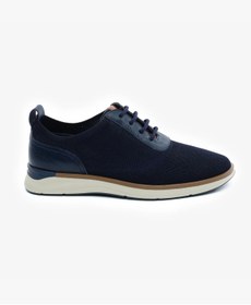Resim Greyder Erkek Lacivert Hakiki Deri Sneaker Ayakkabı 5Y1KA64678 