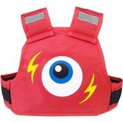 Resim Globalpurchase Çocuk Koltuğu Emniyet Kemeri Elektrikli Motosiklet Çocuk Koltuğu Düşmeye Dayanıklı Emniyet Kemeri -kırmızı 