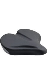 Resim Heugers Jet Roket Black Bat Sele - Bisiklet Oturak – Ultra Konfor, Elastomerli, E-Bike Uyumlu, 26X26 cm 