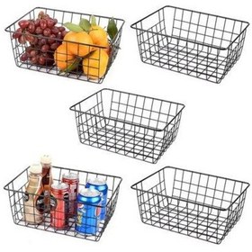 Resim 5 Adet Dolap İçi Organizer Banyo Mutfak Oyuncak Makyaj Sepeti 