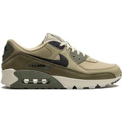 Resim Nike Air Max 90 Leather Sneaker Green Hakiki Deri Erkek Günlük Spor Ayakkabı Yeşil Yeşil 