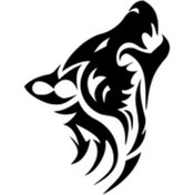 Resim Genel Markalar Byr002 Kurt Başı Oto Motor Laptop Duvar Folyo Sticker 30X39 Cm [Efsngrck] 