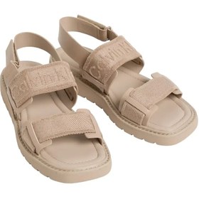 Resim Calvin Klein SQ MOLDED SANDAL WEB Bej Kadın Sandalet 