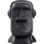 Resim R199 Bluetooth Uyumlu Hoparlör Moda Dev Heykeli Parti Ev Masası Mini Ses Kutusu TF Kart Yuvası İle 