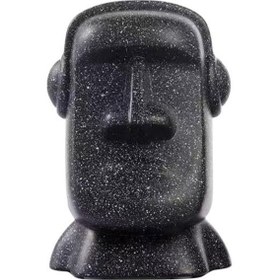 Resim R199 Bluetooth Uyumlu Hoparlör Moda Dev Heykeli Parti Ev Masası Mini Ses Kutusu TF Kart Yuvası İle 