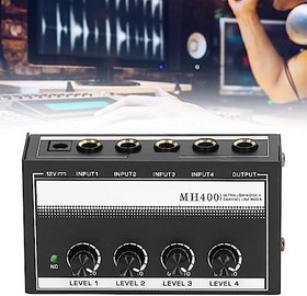 Resim 4 kanallı kulaklık amplifikatörü, kulaklık amplifikatörü Sahne için ses kalitesi (AB konektörü) 