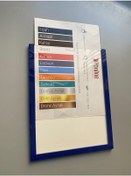 Resim 5 Adet A4 Lacivert Belge Sertifika Çerçevesi Föylük 