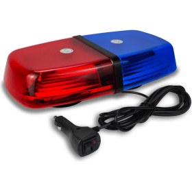 Resim Explosion1 12INCH 72 LED Kırmızı Mavi Flash Acil Durum Tehlike Uyarı Güvenlik Araba Çatı Üst Strob Işık Mini Güvenlik Sinyal Işık Işaret (Yurt Dışından) 