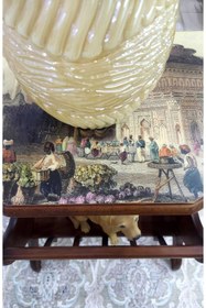 Resim esdekor Ahşap MDF Sehpa Gazetelik Mecmualık 55cm Baskısı Üçüncü Ahmet Çeşmesi 1 Adet 