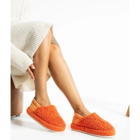 Resim Trios Shoes Kadın Lastikli Kaymaz Taban Peluş Ev Botu Panduf TS1153 