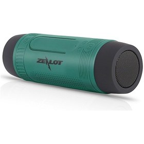 Resim Hombey Zealot S1 Dış Mekan Bluetooth Hoparlörü: Led Fenerli, Sos Modlu, Tf Kart/aux/fm Desteği, 4000mah Pil, Yeşil 
