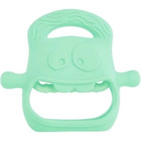 Resim AyrStore Buğz Açık Yeşil Bebek Silikon Diş Kaşıyıcı 