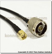 Resim Wireless Pigtail Anten Kablosu 50Cm N Erkek-Rp Sma Erkek A+ 