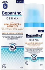Resim Bepanthol Derma Neml& Besl. Spf25 Günlük Yüz Bakim Kremi̇ 50 Ml 