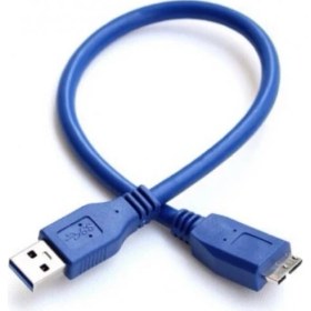 Resim Vwin USB 3.0 HDD Harddisk Taşınabilir Hard Disk Kablosu / Mavi 1 Metre / Micro Usb-B / Hızlı Veri Aktarımı 
