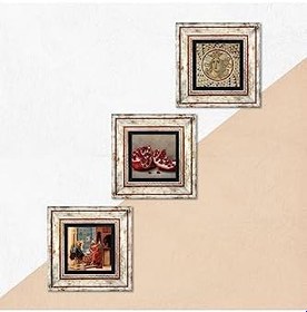 Resim Pinecone Stone Mozaik Serisi, Satranç Oyunu, Nar Taş Duvar Tablosu - Çerçeveli Taş Tablo - Dekoratif Duvar Sanatı - Modern Ev ve Ofis Duvar Dekoru K3-1595 