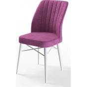 Resim Canisa Concept Flex Serisi Gürgen Ayaklı 4 Adet Sandalye Beyaz Gürgen Ayaklı 