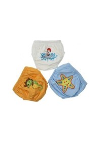 Resim Unisex Çocuk Renkli Alıştırma Külodu 3lü Paket 