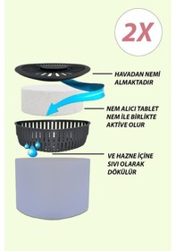 Resim Nem Alıcılı ve Rutubet Giderici Aparat - 500 Gr -Üçgen Lavanta 2' 