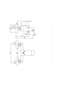 Resim Ar 103502484 Lunetta Banyo Bataryası Mat Siyah 