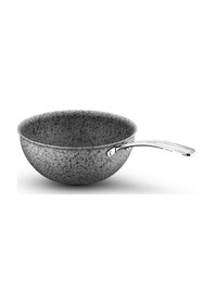 Resim Stone-age 26 Cm Çizilmez Yanmaz Yapışmaz İndüksiyonlu Wok Tava Gri 