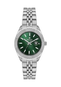 Resim Wesse Wwl1115b06 Quartz Çelik Gri Yeşil Kadran 32 Mm Kadın Kol Saati Gri 