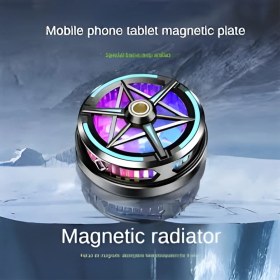 Resim Ali Business S6 Telefon Soğutucu Fan + Aliminyum Destekli Soğutucu Radiator Mıknatıslı Magesafe Bütüntelefonlarauyumlu 