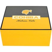 Resim Bek Tobacco Cohiba Sarı Humidor Puro Kutusu ve Aksesuar Seti 