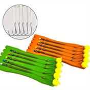 Resim 5 adet Boilie Pop-Up Hooklink ile Sazan Balıkçılığı Takımları - Hazır Bağlanmış Saç Takımları, Çengelli Misina, Karbon Çelik Kancalar, Huzurlu Su ve Durgun Su Balıkçılığı için İdeal, Durgun Su Balıkçılığı Ekipmanları | Canlı Takımlar | Dayanıklı Balıkçılık Kancaları, Sazan Balıkçılığı Malzemeleri 