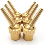 Resim Auralia Brevity 6 Adet 1/2 Inç DN15 Pirinç Çeşme Püskürtme Ucu Ayarlanabilir Yönlü Jet Su Püskürtme Başlığı Peyzaj Kullanımı Için (Yurt Dışından) 