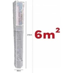 Resim Marsilyan Pencereli Halı Hurcu Toz Geçirmez Sağlam Dayanıklı Hurç Organizer 4m² 