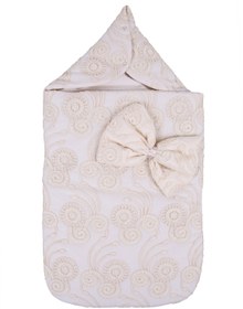 Resim Nenni Bebek Dantel Işlemeli Desenli Kurdeleli Zincirli Bebek Kundak 70 X 80 Cm nennibd80022 