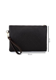 Resim Tamer Tanca Kadın Suni Deri Kahverengi Clutch Çanta 743 2337 Bn Cnt Sk25-26 Kahve Mng Kahverengi 