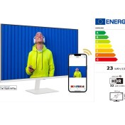 Resim Samsung Akıllı Tv-Monitör 80CM Ekran 32" Wi-Fi Bağlantı 4ms 60hz 1920 x 1080 Fullhd Smart Slim Monitör Tv + Lambader Hediye 