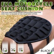 Resim 1 Adet EVA Evrensel Motosiklet Koltuk Yastığı | Siyah | Köpük | Yumuşak ve Rahat | Kaymaz Sürüş Pedi, Motosikletler ve Elektrikli Bisikletler İçin 