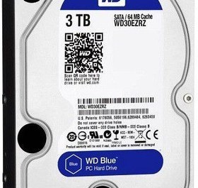 Resim Harddisk 3.5" 65mb 3tb 5400rpm Sata 3.0 Sabit Disk Intellıpower Harddisk Wd30ezrz PRA-3262982-8988 