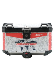 Resim GP KOMPOZİT DSN09 Universal 45 lt Desenli Alüminyum Motosiklet Çantası 