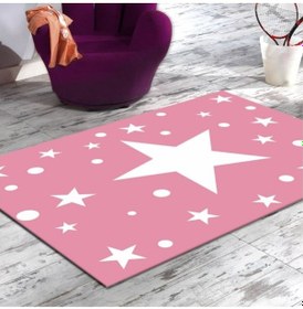 Resim Halıportalı Üç Boyutlu Pvc Taban Çocuk Odası Halısı I-B-458 Gülkurusu 